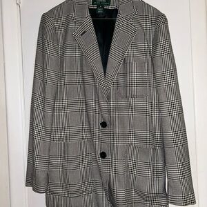 Lauren Ralph Lauren Women’s Plaid Houndstooth Blazer